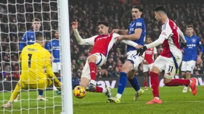 Arsenal Bersiap Hadapi Ipswich dengan Kai Havertz di Garis Depan