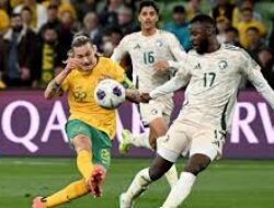 Australia Kalahkan Arab Saudi, Amankan Tiket ke Piala Dunia 2026