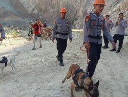 Upaya Pencarian Korban Longsor di Gunung Kuda