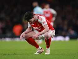 Cedera Declan Rice Mengganggu Rencana Strategis Arsenal