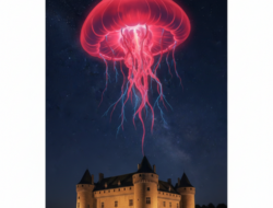 Misteri Langit Malam Prancis: Menyingkap Keindahan Red Sprite di Atas Château de Beynac untuk Pengalaman Wisata Astronomi Tak Terlupakan